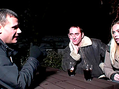 Wife Marketa loves to have sex with a stranger while her husband watches