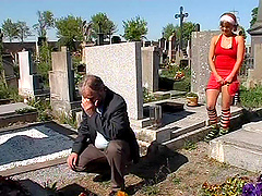 Outdoor fucking in the woods with amateur blonde Serena and a stranger