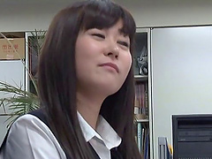 Public gang bang sex featuring a pretty Japanese blonde