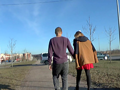 Her shaved pussy worked on badly on the couch