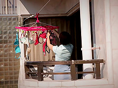 Japanese wife Mana Sakura gets her trimmed pussy fucked good