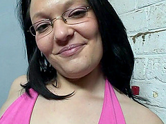 Nerdy Maria is very cool and she enjoys sucking a yummy dick