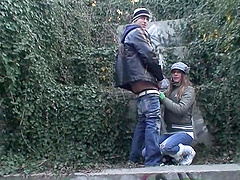 Quickie fucking in outdoors and public places with Sandra S