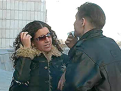 She's the Russian beauty who is always ready to have a threesome