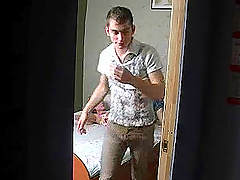 Leggy Russian babe with a nice ass enjoying a hardcore missionary style fuck