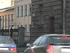 Gorgeous Russian babe with a hot ass enjoying a hardcore doggy style fuck