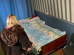 Sexy Nataly lies down on the bed to be banged by her beloved partner