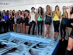 Pit fight with messy glamour chicks Bella Baby and Ashley Woods