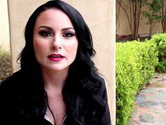 Big tits wife Veruca James in an interview compilations scene