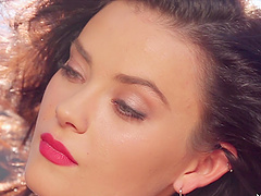 Leggy babe with amazing legs and a perfect ass naked outside