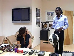 Anal loving chick Mona Divine ass fucked by a massive black rod