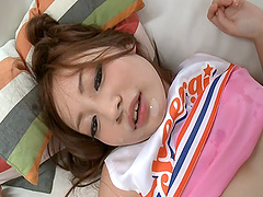 Hot ass Asian chick Yutia Mano plaesures her lover's stiff dick