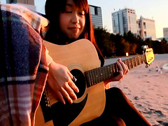 Horny amateur Kaho Miyazaki enjoys having sex with strangers