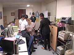 Wild fucking on the office table with secretary Mihono Sakaguchi