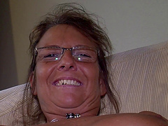 Mature bomb wants to show us how big and horny her clit is