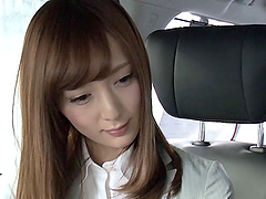 Adorable Japanese woman seduces men any chance she gets