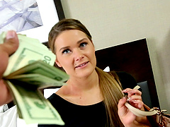 Salacious amateur gets fucked by a stranger cowgirl pose in bed