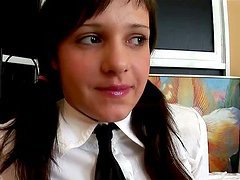 Schoolgirl can be slutty when it comes to cock