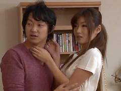His fantasy of fucking two cute Japanese girls comes true