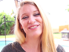 Kinky blonde slut has her tight anus hammered by a BBC