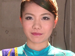 Flexible Japanese chick gives amazing blowjob and takes a dick