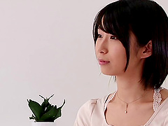 Fucking on the bed with nice tits Japanese hottie Chisata Matsuda