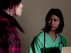 Deeply fingering my horny stepsister lesbian Anna Morna pussy