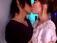 Crazy fit couple loves fucking all over their place - Yu Namiki