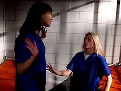 Amazing prison sex with seductive Dana DeArmond and Alli Rae