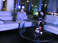 Sexy bespectacled wench has her juicy snatch penetrated hard