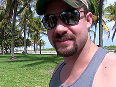 Three horny sluts enjoy pleasuring a throbbing meat pole