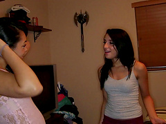 Delicious stunner has her wet snatch rammed by a long dick