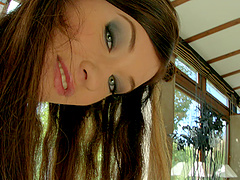 Misha is now totally naked and would like to give a stunning blowjob