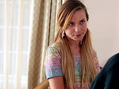 Adorable girl with ribbons in her hair fucked passionately