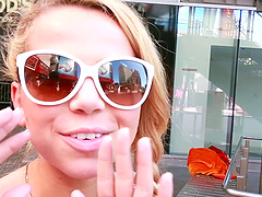 Alina West has her cunt and face fucked brutally cause she's a slut