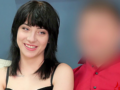 Dirty slut Charlotte Sartre loves to be rough fucked and drinks piss