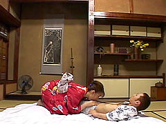 Spy cam catches cheating Japanese wife having sex with a stranger