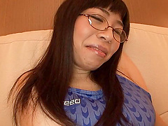 Foxy Japanese model Yuuka Aoba gives head and gets fucked from behind