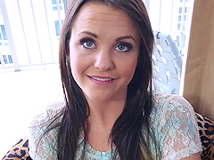 Sweet girl in polka dot panties is here for some hardcore boning