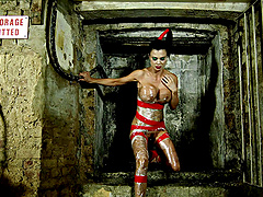 Jasmine Jae wet pussy banged roughly in BDSM porn