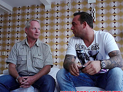 Old guy fucks a sexy black hooker in a great scene