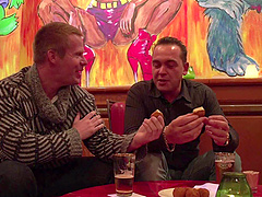 Kissing the cute blue eyed hooker and fucking her hard