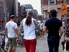 Chocolate beauty takes the white guy's dick into her inner depths