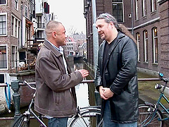 Blonde with huge boobs falls in love with Guiseppe's schlong