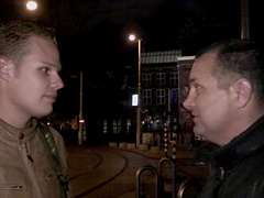 Anal in the hotel room with a naughty blonde hooker in stockings