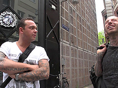 Amsterdam prostitute gets a face filled with cum after a fuck