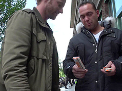 Guy nails a red light district whore and busts a nut on her