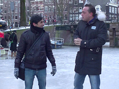 He pays then watches as another guy fucks a hot whore