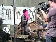 Hot behind the scenes moments with Joanna Angel and Vera Drake