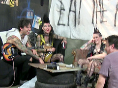 Hot behind the scenes moments with Joanna Angel and Vera Drake